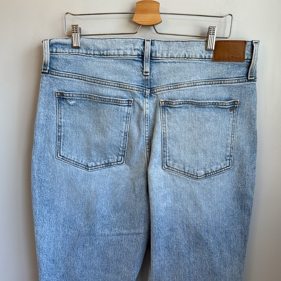 Madewell The Perfect Vintage Crop Jean in Sudbury Wash SZ 32 - Picture 8 of 9
